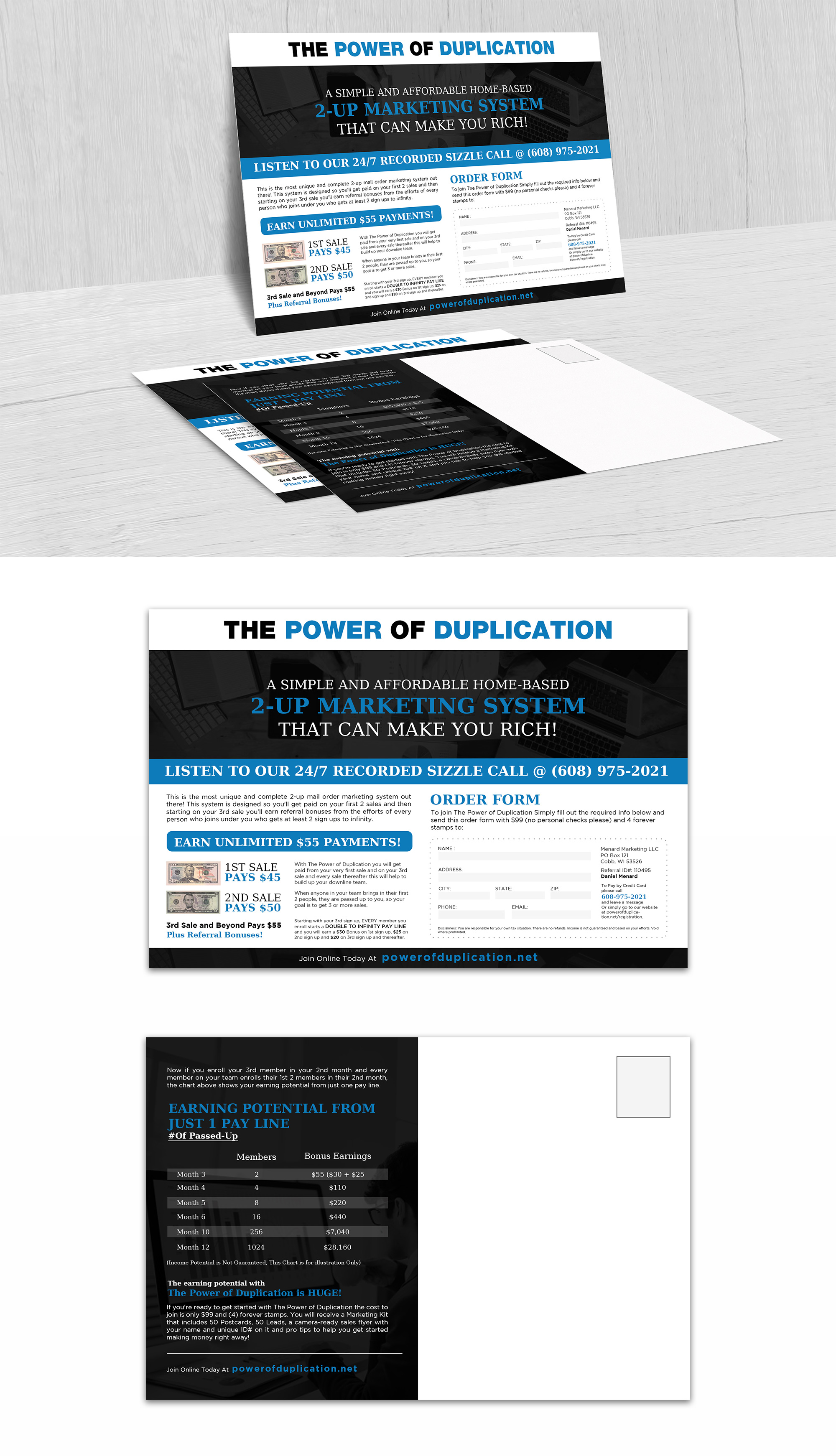 Postcard Design by debdesign for Menard Marketing LLC | Design #26064574