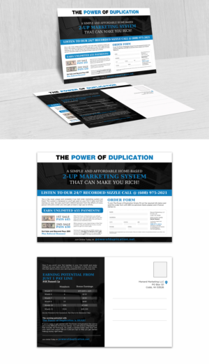Postkarten-Design von debdesign für Menard Marketing LLC | Design: #26070586