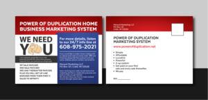 Design de Carte Postale par Deziners Zone pour Menard Marketing LLC | Design : #26017112