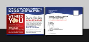 Design de Carte Postale par Deziners Zone pour Menard Marketing LLC | Design : #26017113
