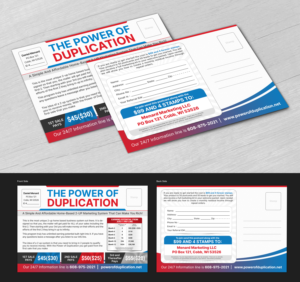 Postkarten-Design von SAI DESIGNS für Menard Marketing LLC | Design: #26037039