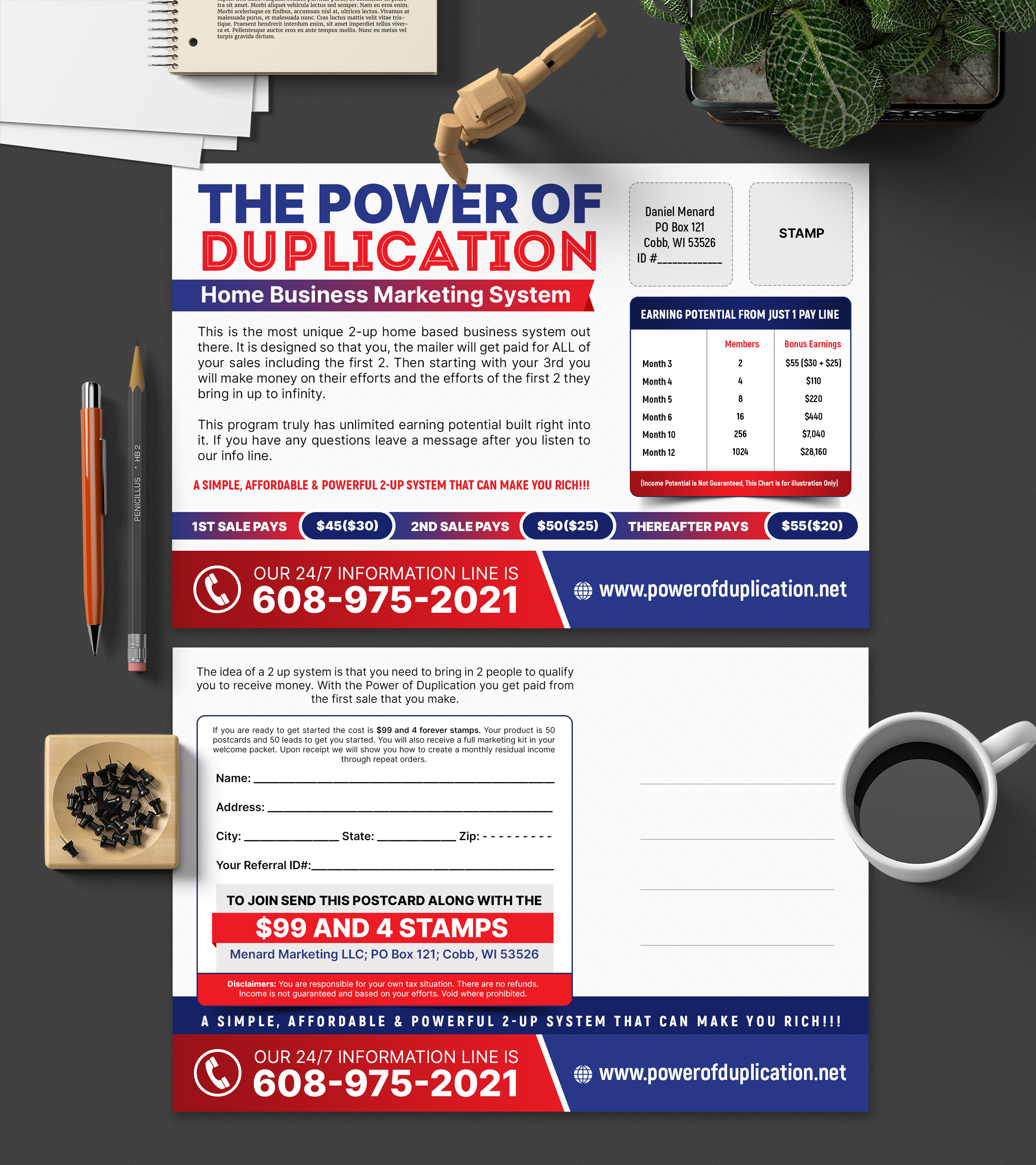 Design de Carte Postale par SAI DESIGNS pour Menard Marketing LLC | Design #26039612