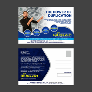 Design de Carte Postale par colourstreak pour Menard Marketing LLC | Design : #26046834