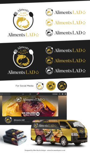 Aliments LAD | Logo Design by Noche designs