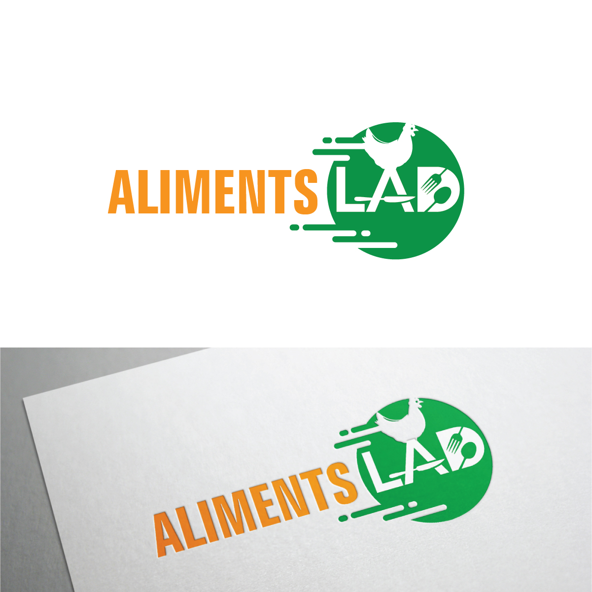Logo Design by Deziners Zone for Aliments LAD | Design #26027649