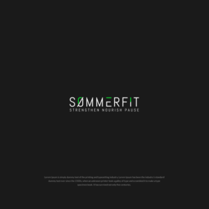SOMMERFIT   Strengthen Nourish Pause | Logo Design by SL Designer
