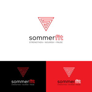 SOMMERFIT   Strengthen Nourish Pause | Logo Design by Radsky17