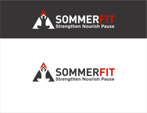 SOMMERFIT   Strengthen Nourish Pause | Logo Design by BNdesigner