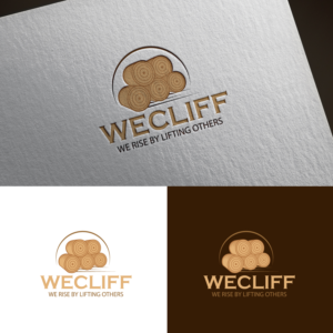 WeCliff means we rise by lifting others | Logo Design by sankar999