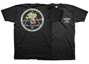 beet t-shirt with Pink Floyd lyric spin | Diseño de Camiseta por badpixelarts