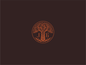 JG (J on one side of tree trunk, G on other side) | Logo-Design von Gree™