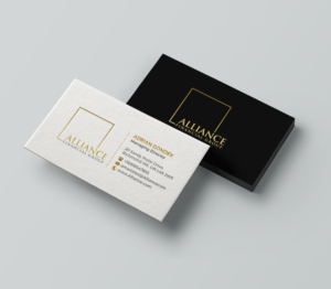 Business Card Design by R.design for Alliance Financial Group | Design: #26022617