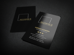 Business Card Design by R.design for Alliance Financial Group | Design: #26023298