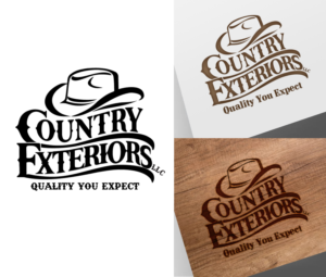 Logo Design by ZETA for Country Exteriors LLC | Design: #26024012