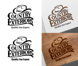 Logo Design by ZETA for Country Exteriors LLC | Design #26027778
