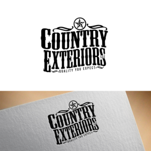Logo Design by PsyPen for Country Exteriors LLC | Design #26023343