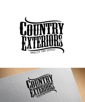 Logo Design by PsyPen for Country Exteriors LLC | Design: #26023392
