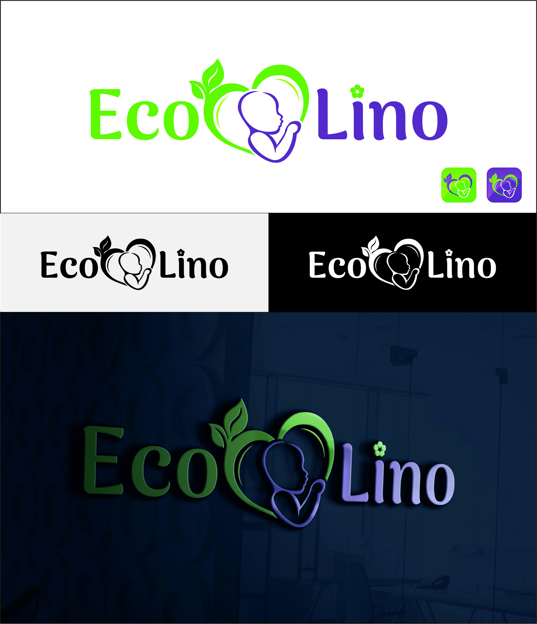 Logo Design by Pranav Creative Graphic for EcoLino UG | Design #26034730