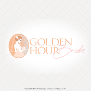 Golden Hour Bride | Logo Design by Noche designs