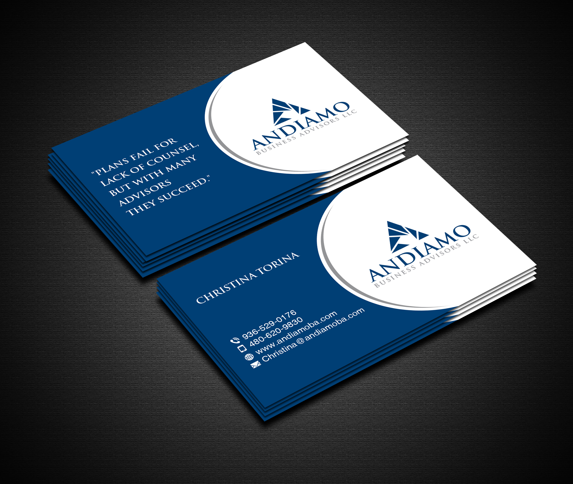 Business Card Design by Creations Box 2015 for this project | Design #26030762