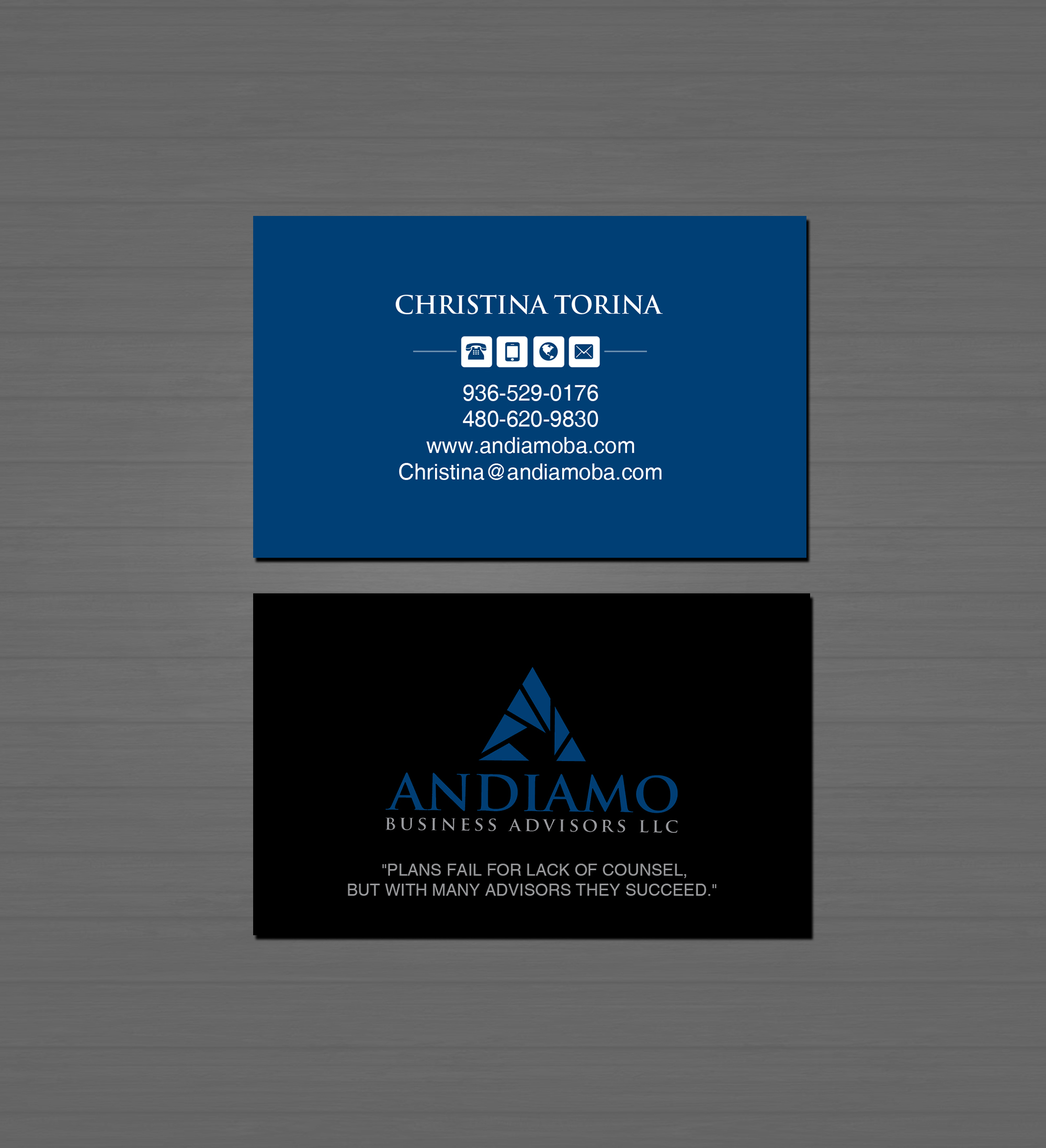 Visitenkarten-Design von Creations Box 2015 für dieses Projekt | Design #26030809