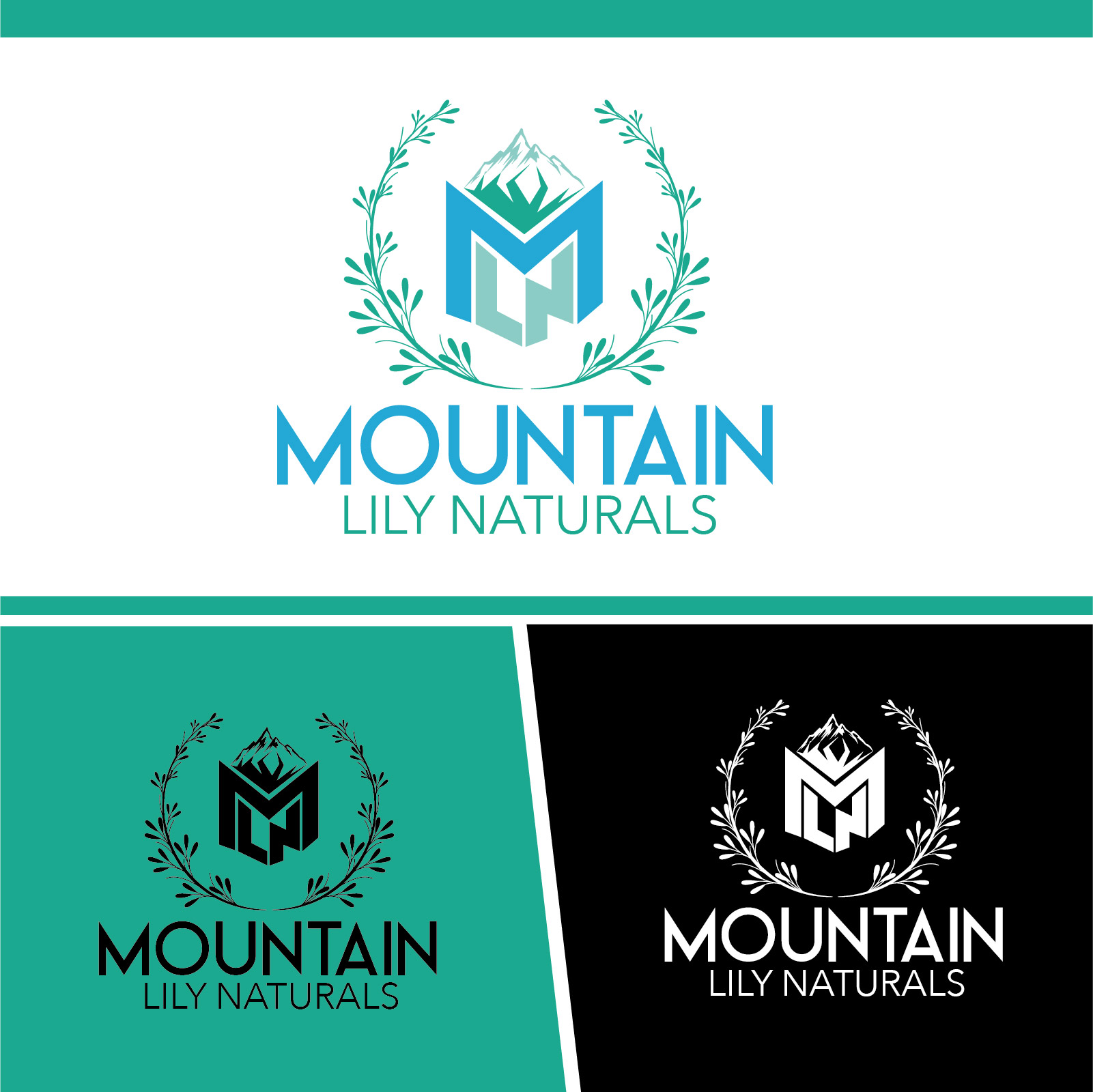 Logo Design by EnriqueF for Mountain Lily Naturals | Design #26055149
