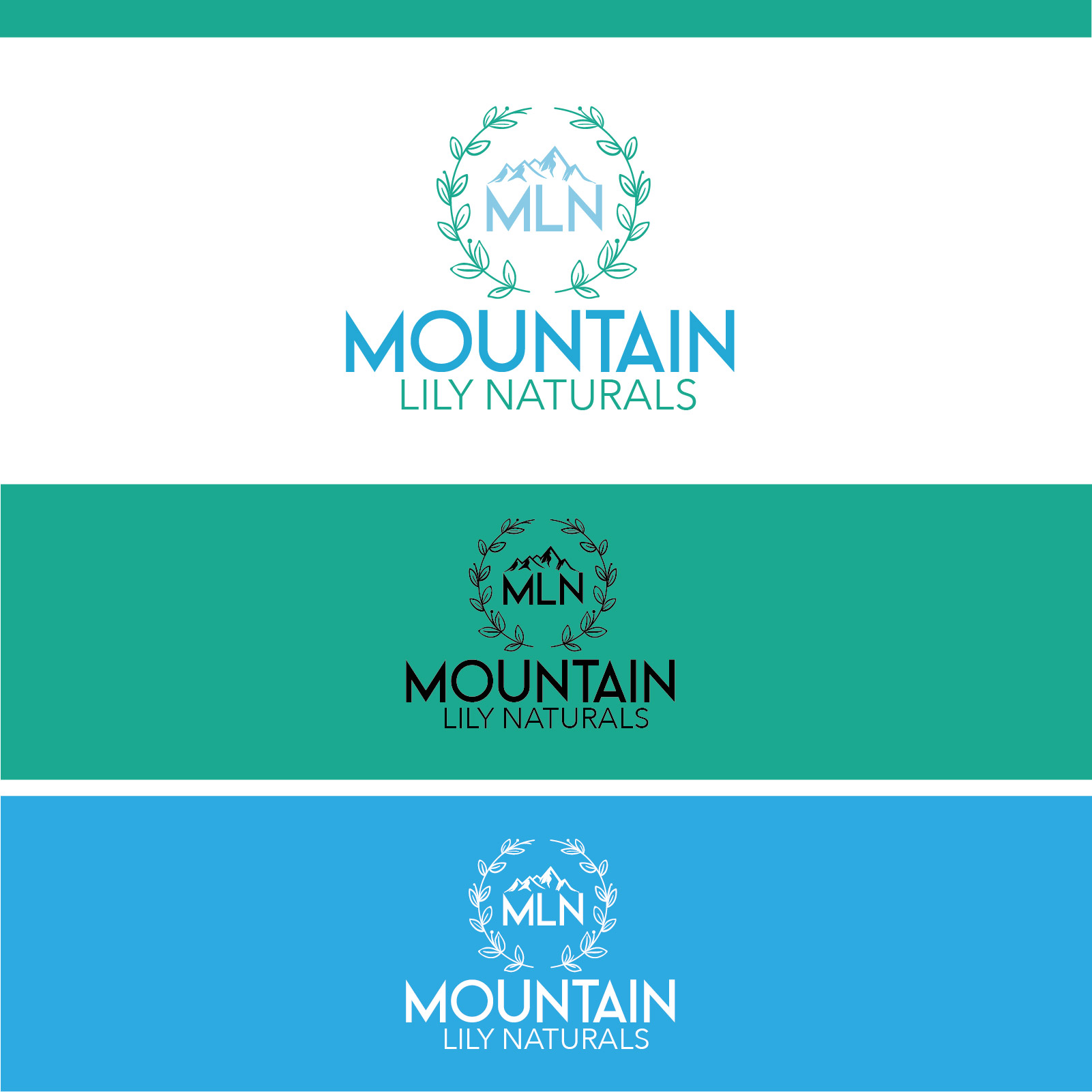 Logo Design by EnriqueF for Mountain Lily Naturals | Design #26055586