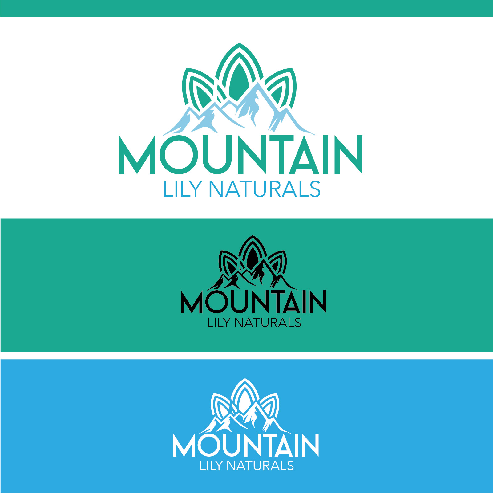 Logo Design by EnriqueF for Mountain Lily Naturals | Design #26055737