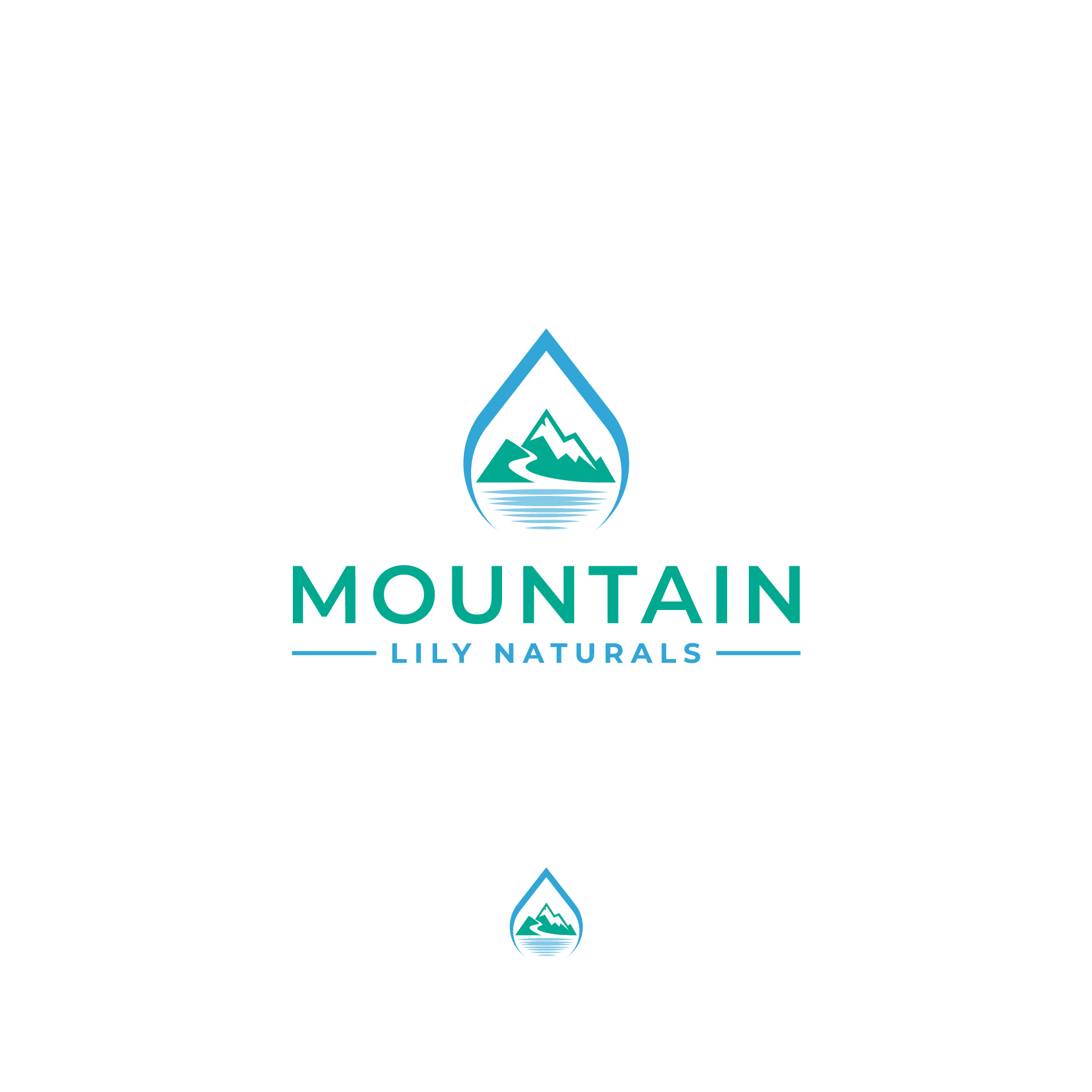 Logo Design by pinkeart for Mountain Lily Naturals | Design #26036689