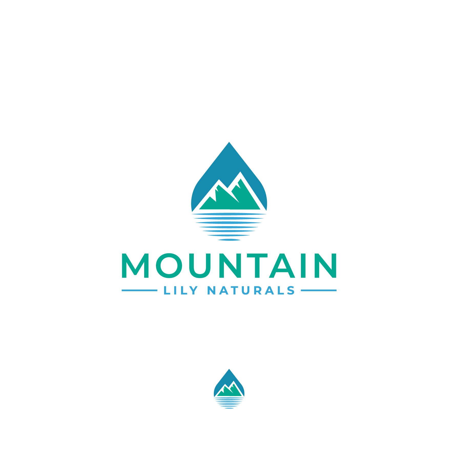 Logo Design by pinkeart for Mountain Lily Naturals | Design #26036691