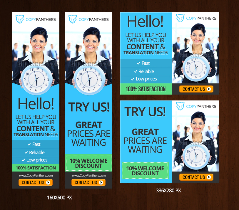 Banner-Design von Miekee09 für Panter Tercumanlik | Design #3062518