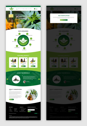 Web Design by pb for cannaphoria cbd co. | Design #26030780