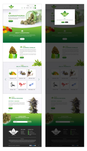 Web Design by pb for cannaphoria cbd co. | Design: #26030781
