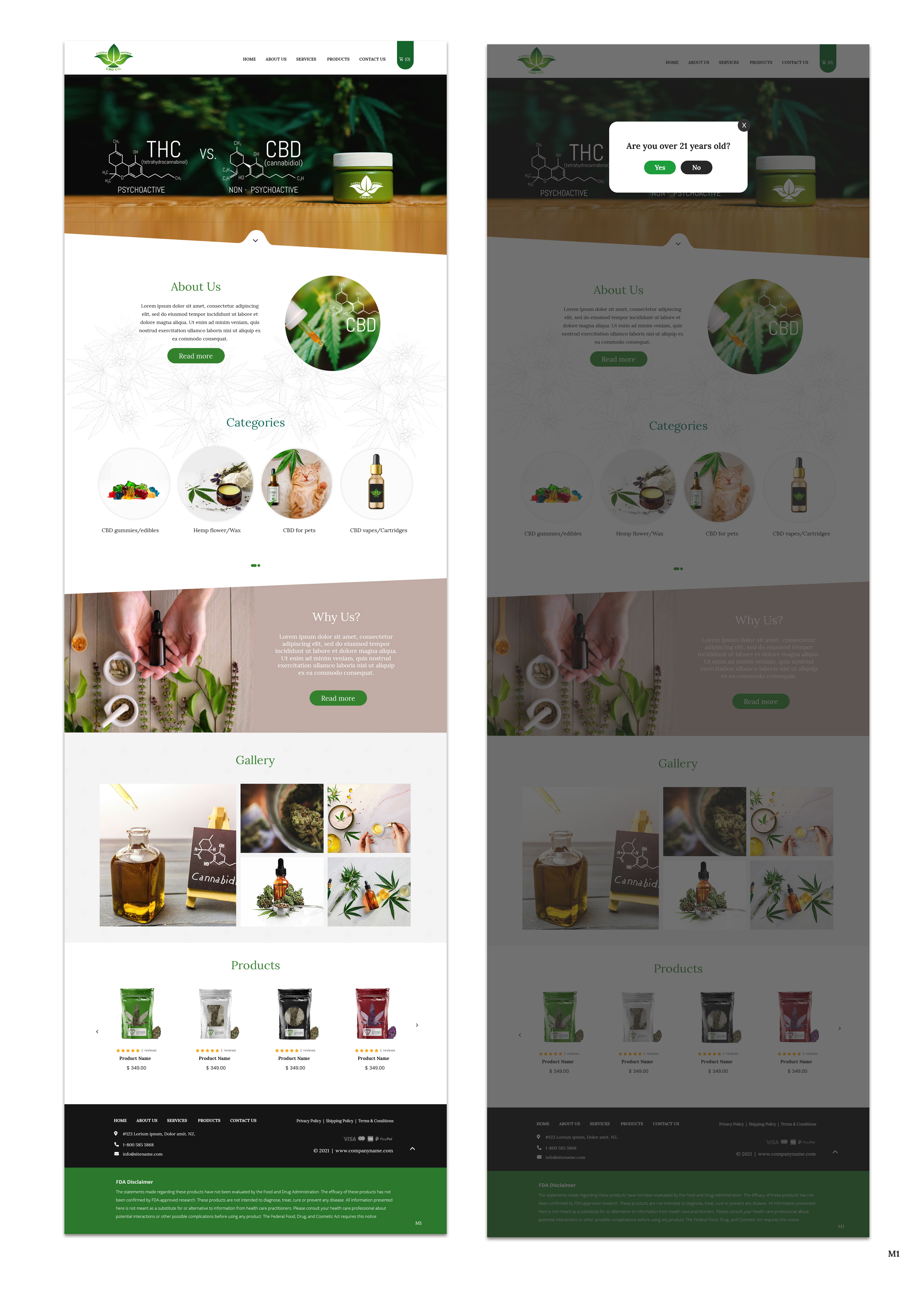 Web-Design von pb für cannaphoria cbd co. | Design #26030797