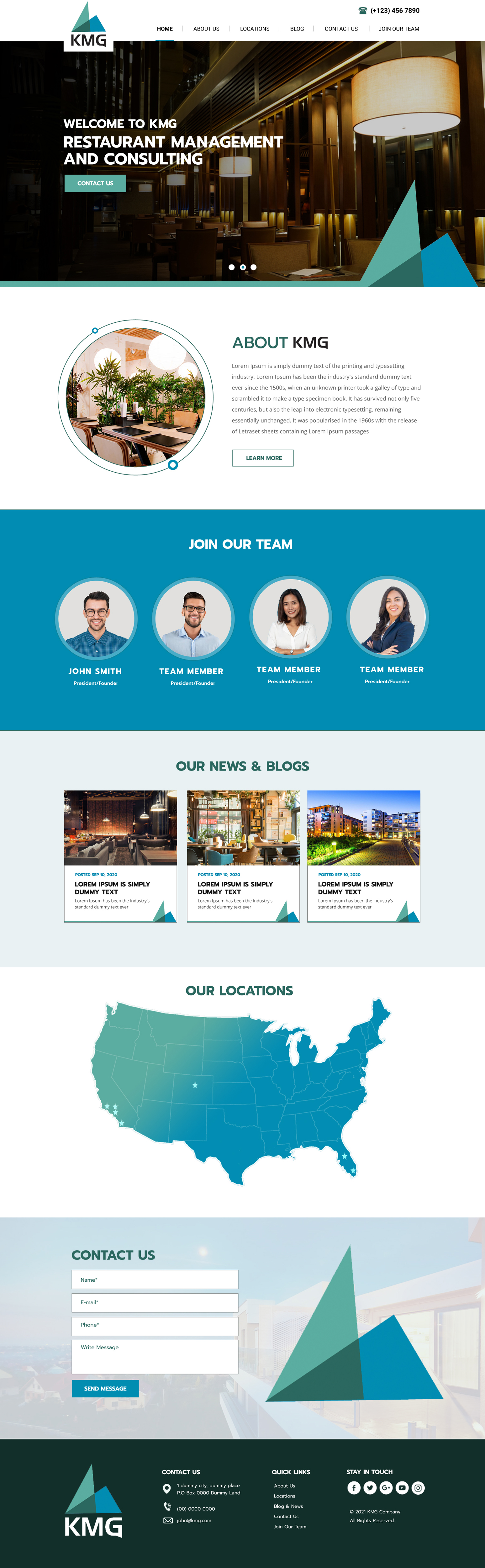 Web Design by Blue Sparrow for KMG LLC | Design #26035130