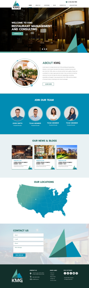 Web Design by Blue Sparrow for KMG LLC | Design: #26035130