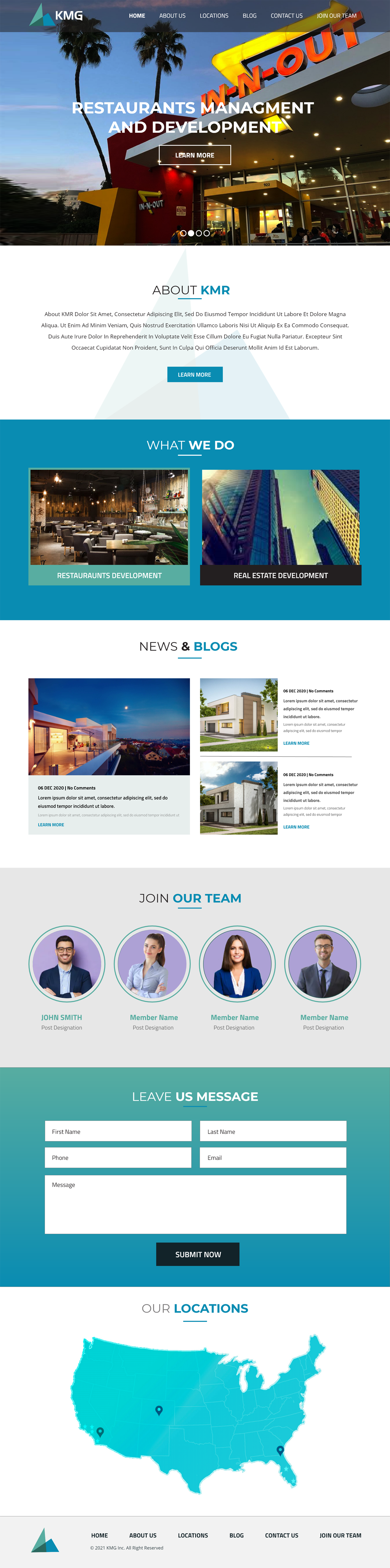 Web Design by Blue Sparrow for KMG LLC | Design #26035431