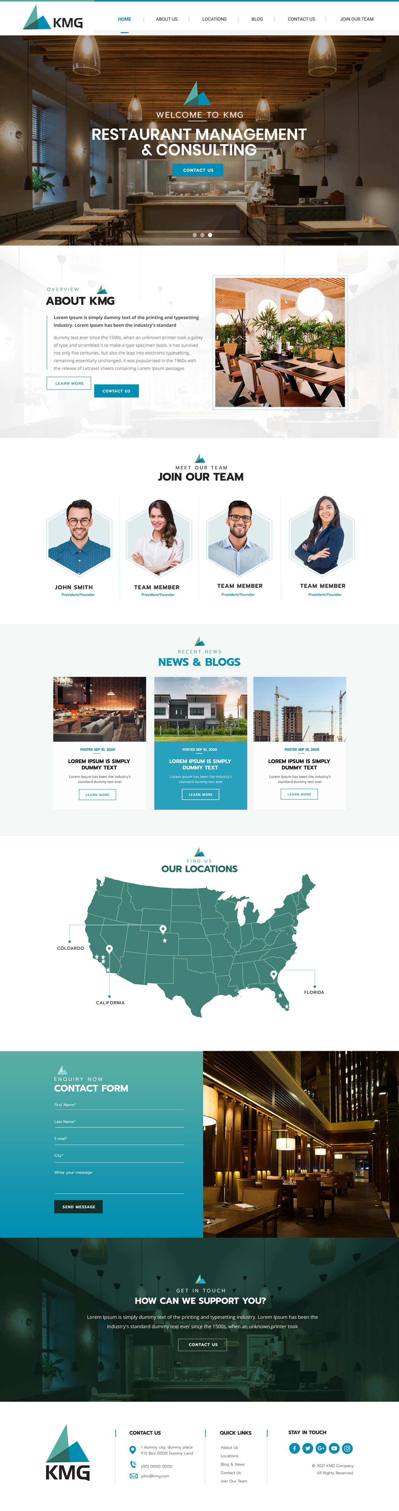 Web Design by Blue Sparrow for KMG LLC | Design #26054243