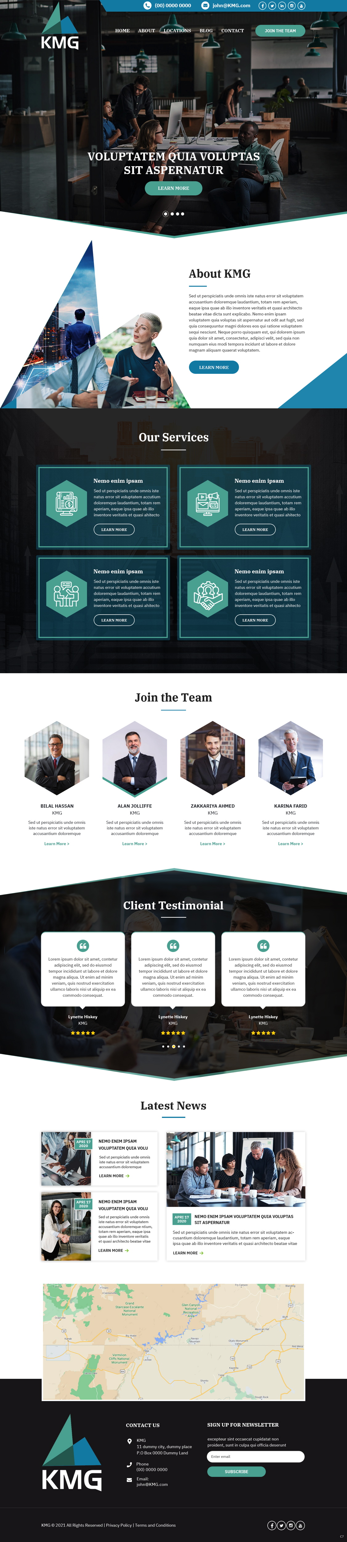 Web Design by pb for KMG LLC | Design #26030871