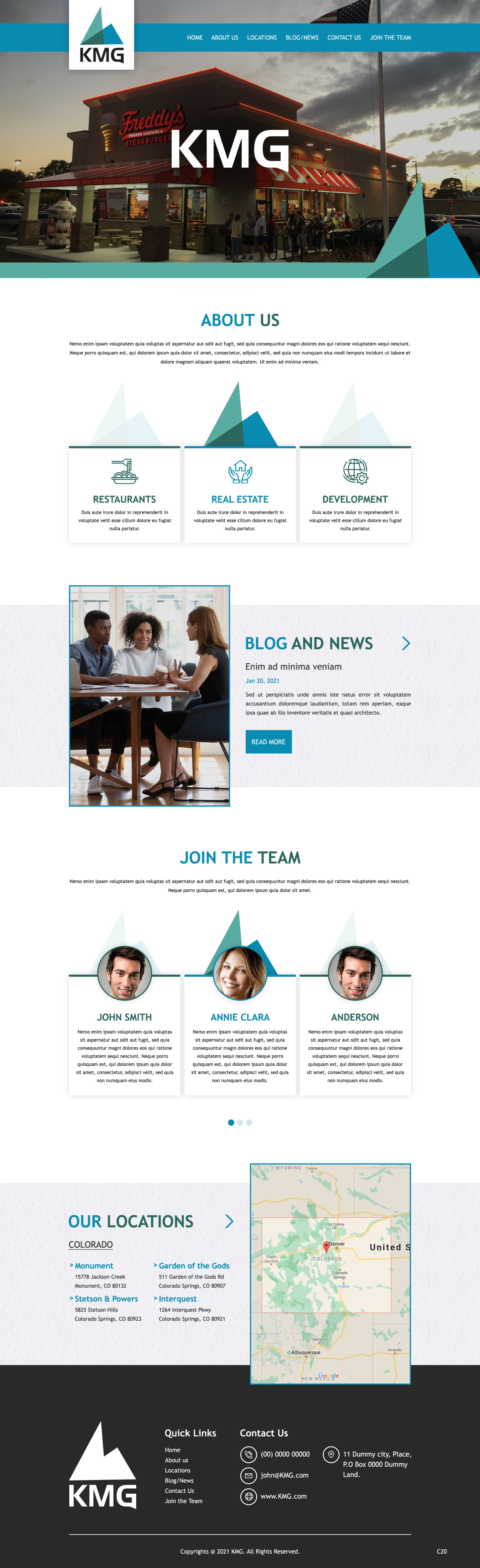 Web Design by pb for KMG LLC | Design #26030872