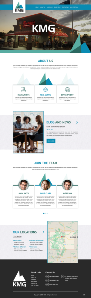 Web Design by pb for KMG LLC | Design: #26030872