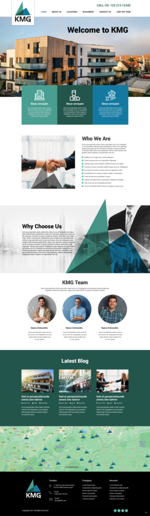 Web Design by pb for KMG LLC | Design: #26030873