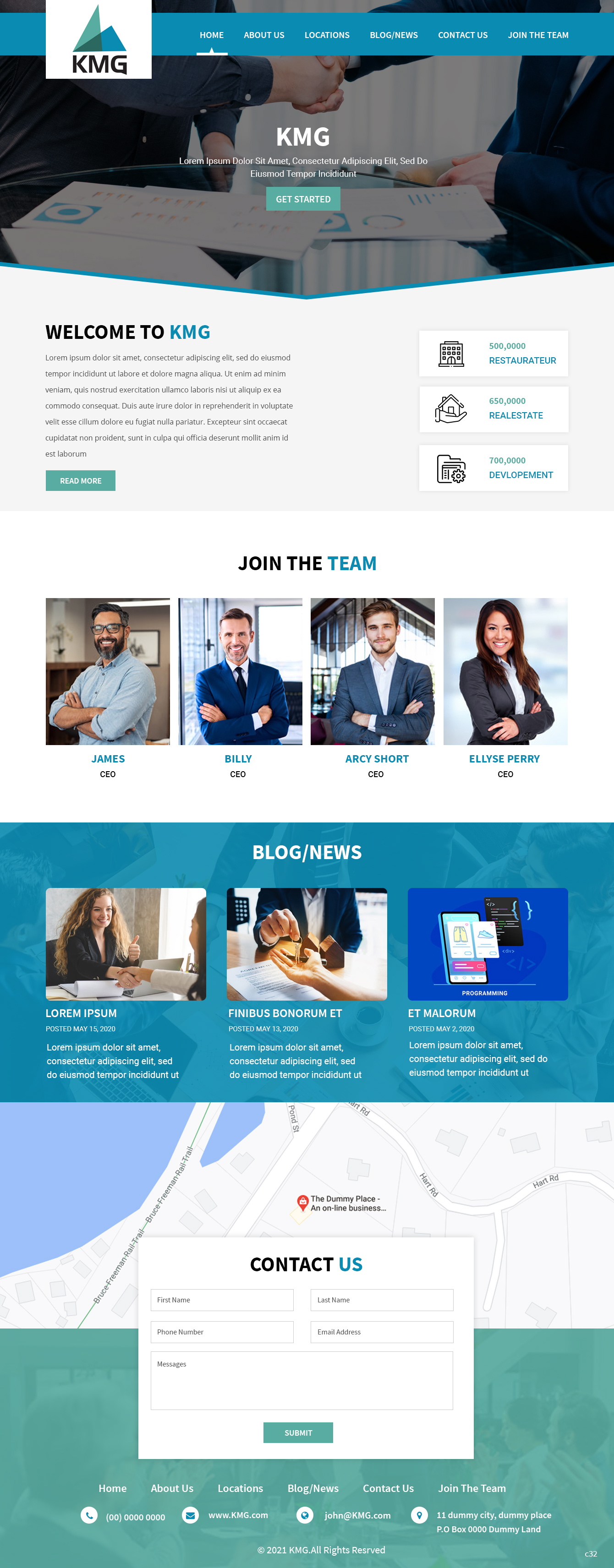 Web Design by pb for KMG LLC | Design #26030882