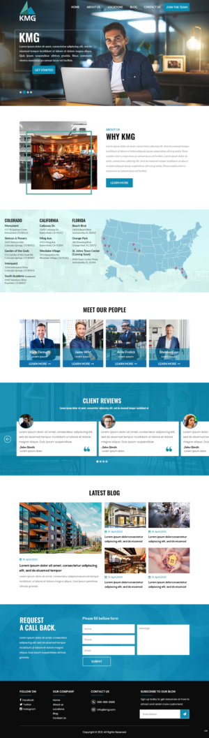 Web Design by pb for KMG LLC | Design #26030885