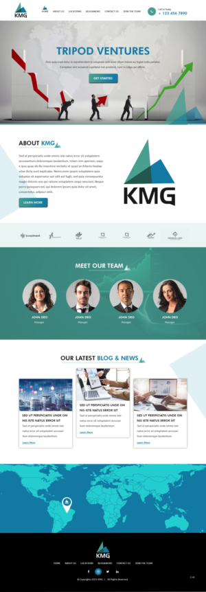 Web Design by pb for KMG LLC | Design: #26030887