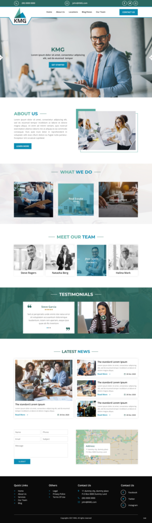 Web Design by pb for KMG LLC | Design: #26030890