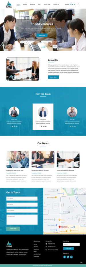 Web Design by pb for KMG LLC | Design: #26030891