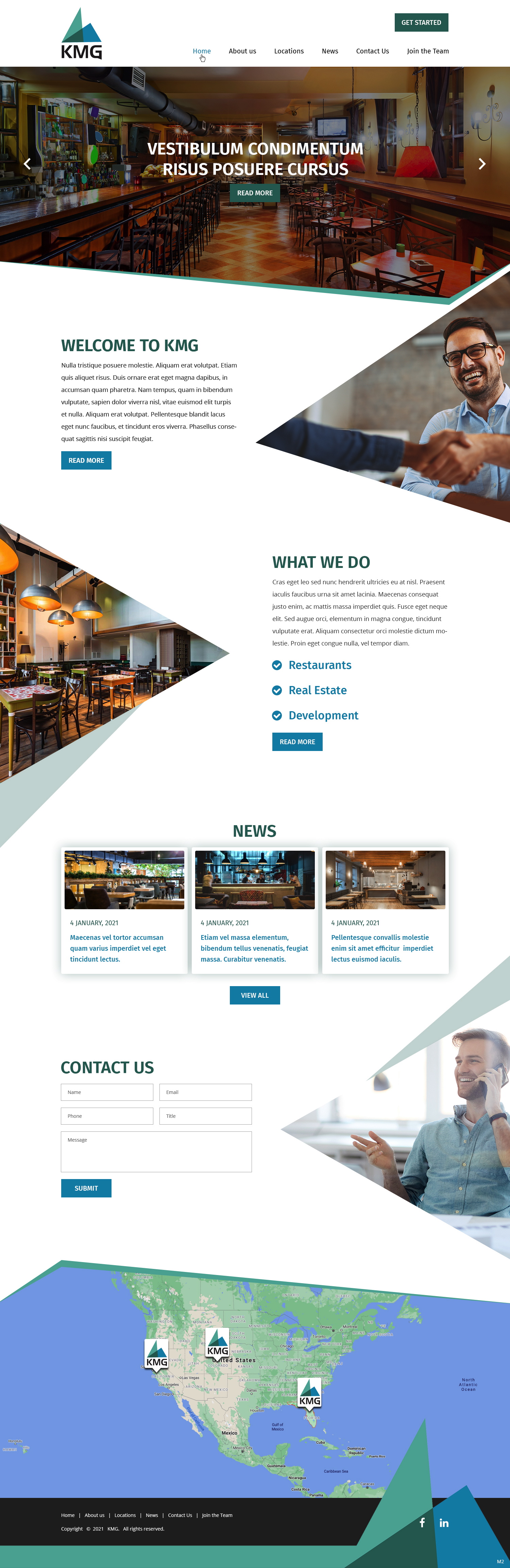 Web-Design von pb für KMG LLC | Design #26030894