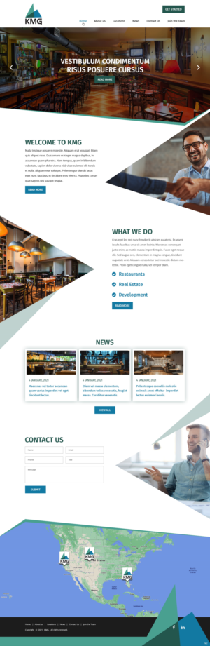 Web Design by pb for KMG LLC | Design: #26030894