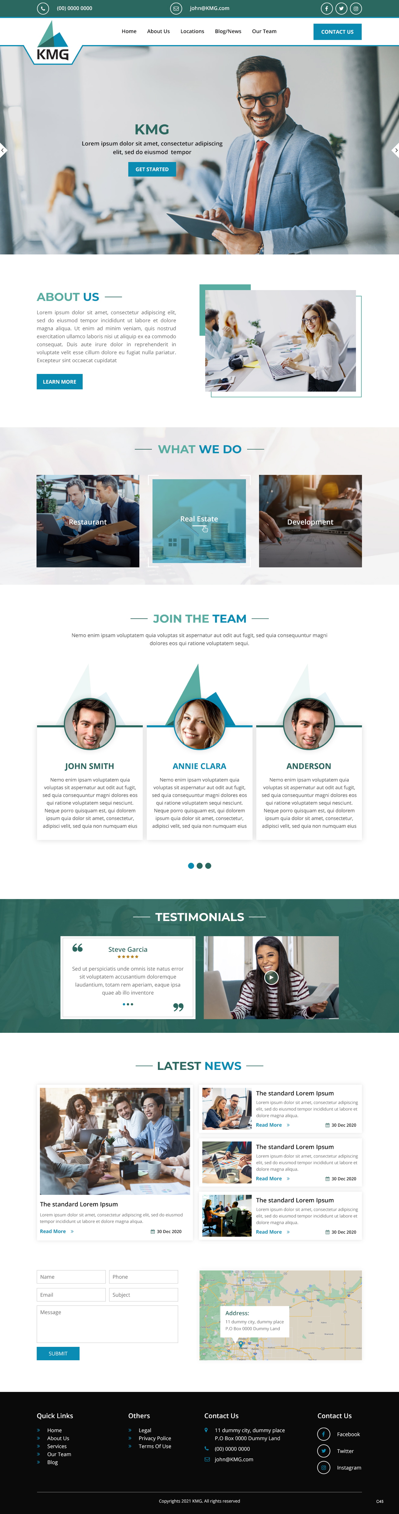 Web Design by pb for KMG LLC | Design #26072535